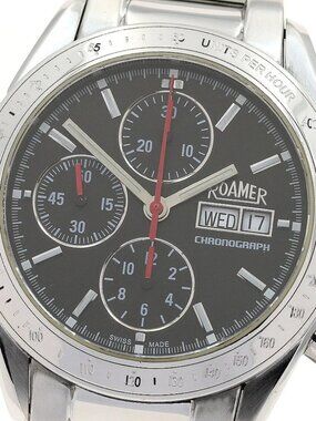 ROAMER Small Seconds Day Date black Dial Automatic Men's Watch_883777